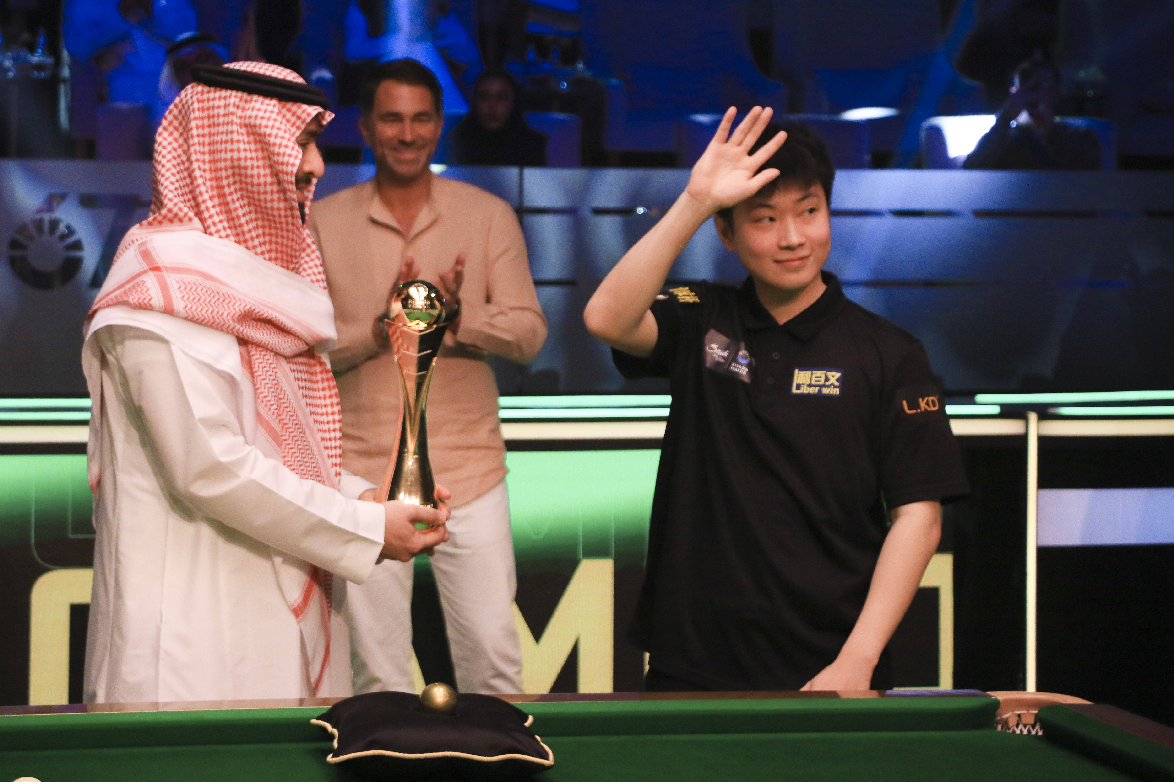 皇冠登3新2管理
_（体育）斯诺克——赵心童获利雅得季斯诺克锦标赛冠军